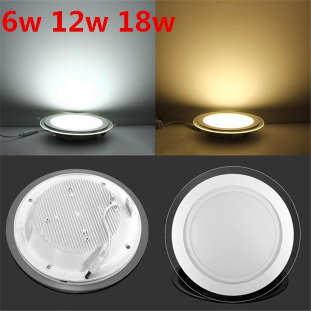 Bulbs Glass Led Panel Light Round 6W 12W 18W Downlights Luces For Home Kitchen SMD 5730 6000K 3000K With Drive AC85-265V By DHL
Bulbs Glass Led Panel Light Round 6W 12W 18W Downlights Luces For Home Kitchen SMD 5730 6000K 3000K With Drive AC85-265V By DHL