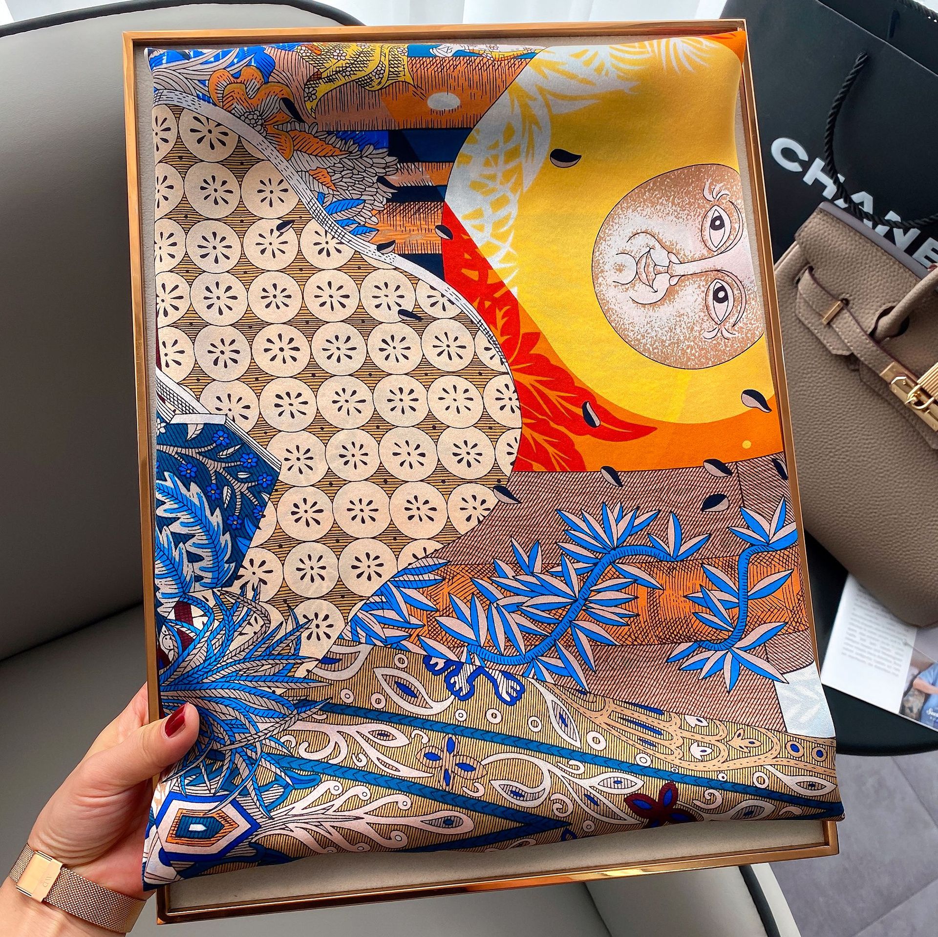 All-Match Thin Narrow Long Silk Scarf Printing Korean Style Bag Decorative Ribbon Trendy Pattern Mulberry Silk Female Ornament No. 5
All-Match Thin Narrow Long Silk Scarf Printing Korean Style Bag Decorative Ribbon Trendy Pattern Mulberry Silk Female Ornament No. 5