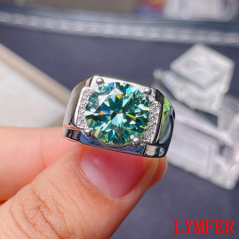 Cluster Rings 5ct Green Moissanite Men's Ring, 925 Silver, Beautiful Firecolour, Diamond Substitute, Golden;silver
Cluster Rings 5ct Green Moissanite Men's Ring, 925 Silver, Beautiful Firecolour, Diamond Substitute, Golden;silver