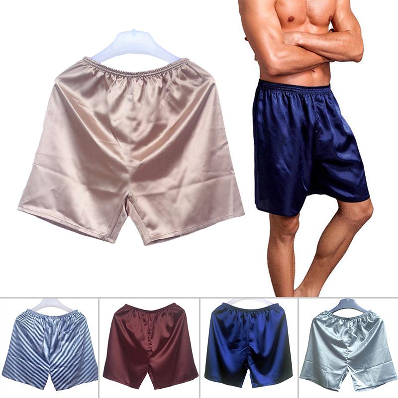 Underpants Men' S Loose Sleepwear Underwear Satin Boxers Shorts Nightwear Fashion Causal Homewear Sexy Male, Black;white
Underpants Men' S Loose Sleepwear Underwear Satin Boxers Shorts Nightwear Fashion Causal Homewear Sexy Male, Black;white