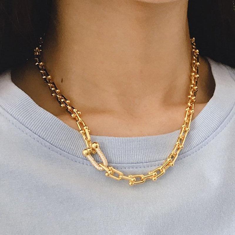 Chains 2021 Fashion Ins Y2k Necklace For Women Punk Rose Gold Luxury Jewelry Clavicle Chain High Quality Gifts Designer Stainless Steel, Silver
Chains 2021 Fashion Ins Y2k Necklace For Women Punk Rose Gold Luxury Jewelry Clavicle Chain High Quality Gifts Designer Stainless Steel, Silver