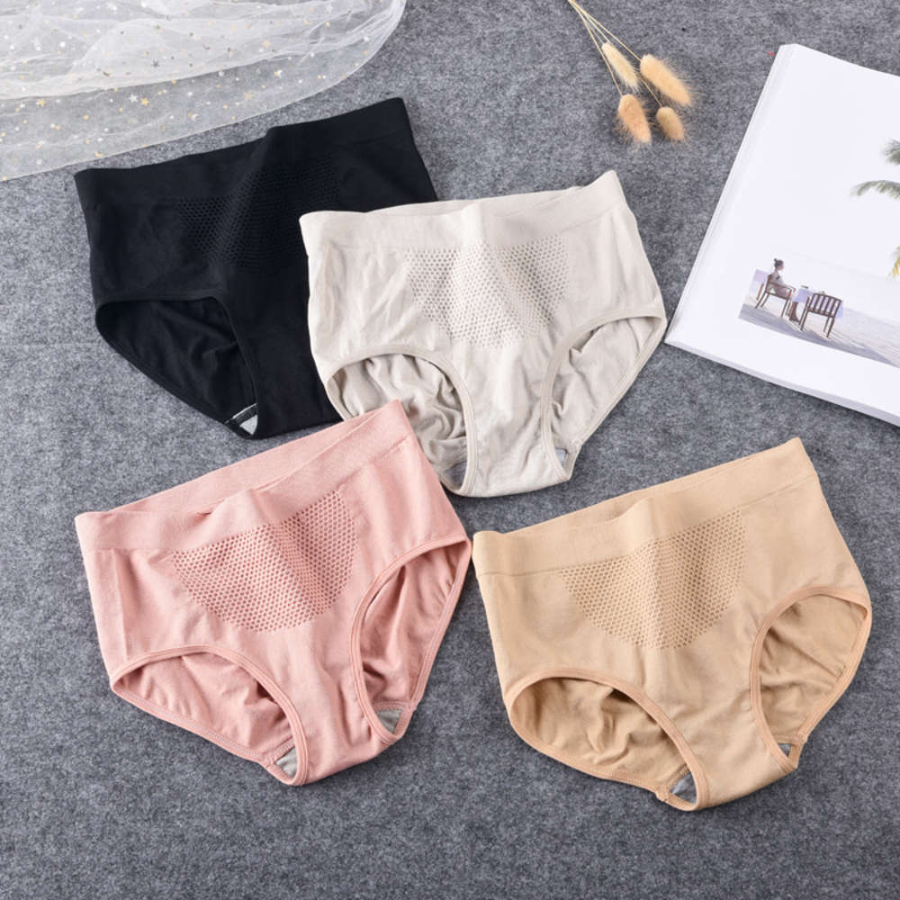 Honeycomb underwear 3D pure cotton crotch breathable traceless women's middle waist seamless hip lifting briefs, Black;white
Honeycomb underwear 3D pure cotton crotch breathable traceless women's middle waist seamless hip lifting briefs, Black;white