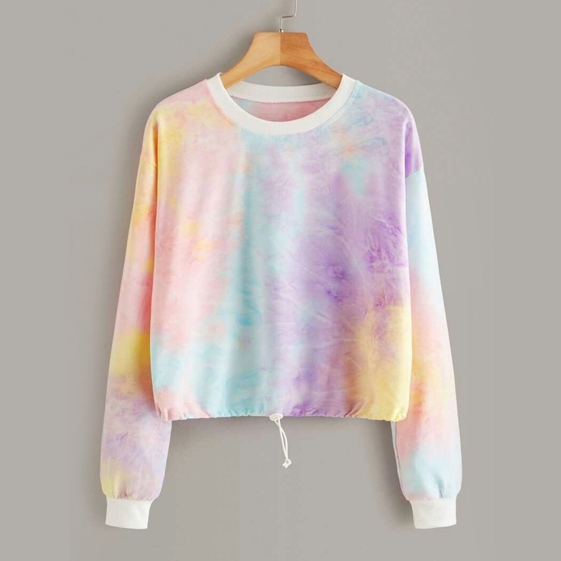 Women's sweater autumn rainbow style loose Pullover short high waist open navel Long Sleeve T-Shirt Top trend, Beige
Women's sweater autumn rainbow style loose Pullover short high waist open navel Long Sleeve T-Shirt Top trend, Beige