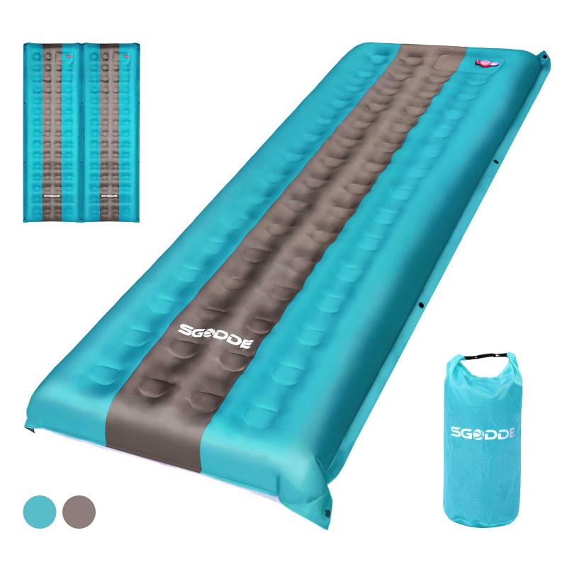 Outdoor Pads Sleeping Pad Inflatable Mattress 80D Waterproof Nylon Ergonomic Design For Camping Hiking Picnic Trekking Max Load 150Kg
Outdoor Pads Sleeping Pad Inflatable Mattress 80D Waterproof Nylon Ergonomic Design For Camping Hiking Picnic Trekking Max Load 150Kg