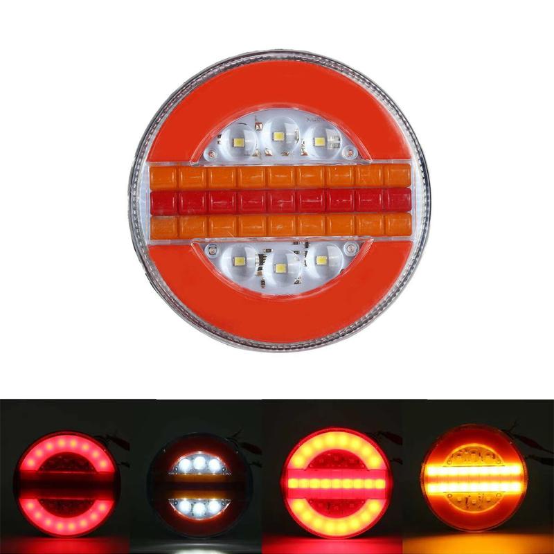Emergency Lights 2X Truck Brake Light LED Trailer Tail 24V Running Water Bread Cars, Trucks, Trailers