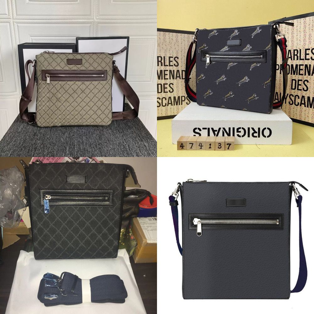 Ghuchi Classic messenger bags size: 21 * 23.5 * 4.5cm, men's one shoulder cross small Bag inside come With Series code china factory