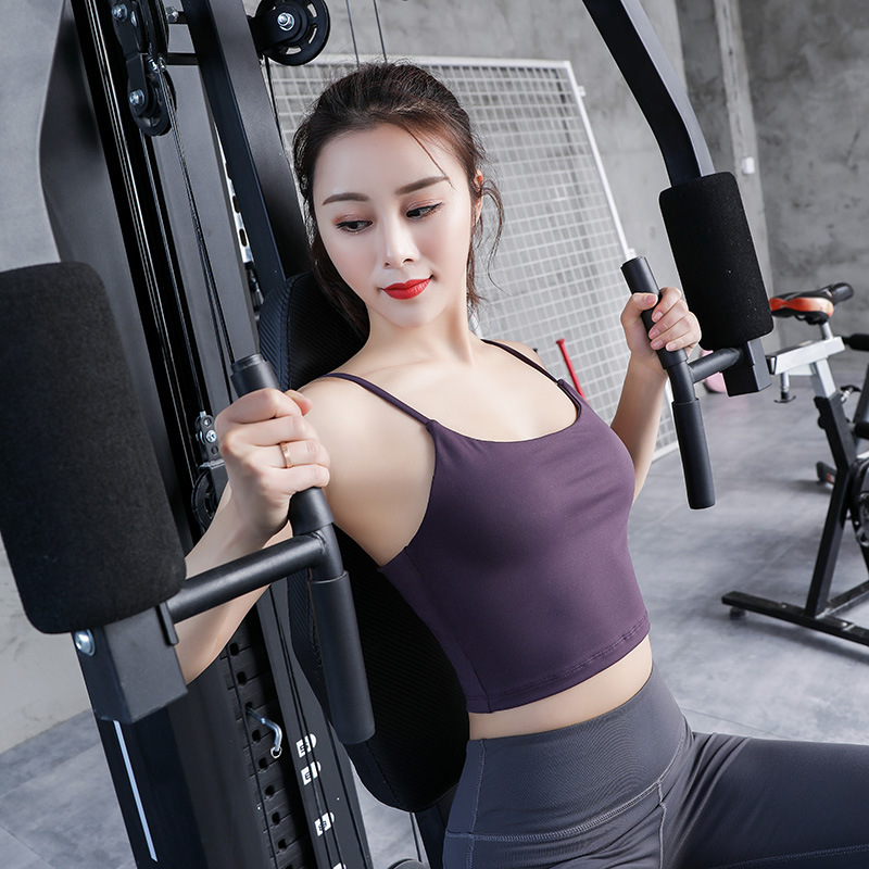 backls sports bra with cht cushion gathering and shaping vt type breast collecting gym suspender vt, Black;white
backls sports bra with cht cushion gathering and shaping vt type breast collecting gym suspender vt, Black;white