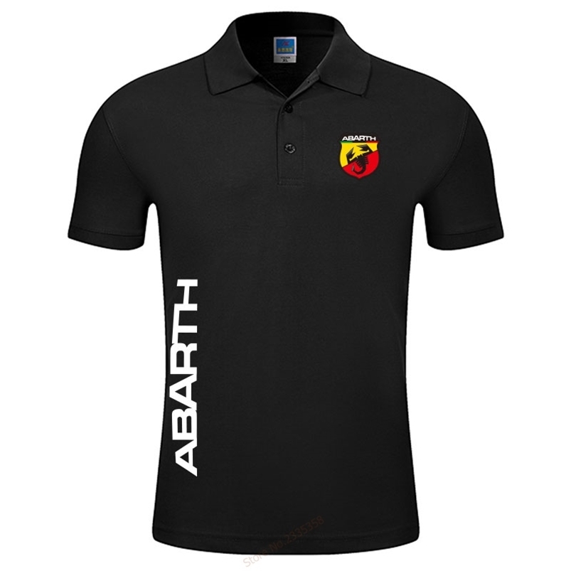 New Brand POLO Shirt Men Cotton Fashion Solid Color abarth Polo shirt Summer Short sleeve Casual Business polos Shirts 210329, Black
New Brand POLO Shirt Men Cotton Fashion Solid Color abarth Polo shirt Summer Short sleeve Casual Business polos Shirts 210329, Black