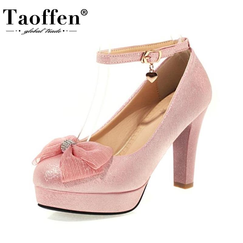 Taoffen 2021 Size 34-43 Women Pumps Bowknot Fashion Platform Buckle Strap High Heel Shoes Woman Party Office Lady Footwear Dress, Black
Taoffen 2021 Size 34-43 Women Pumps Bowknot Fashion Platform Buckle Strap High Heel Shoes Woman Party Office Lady Footwear Dress, Black