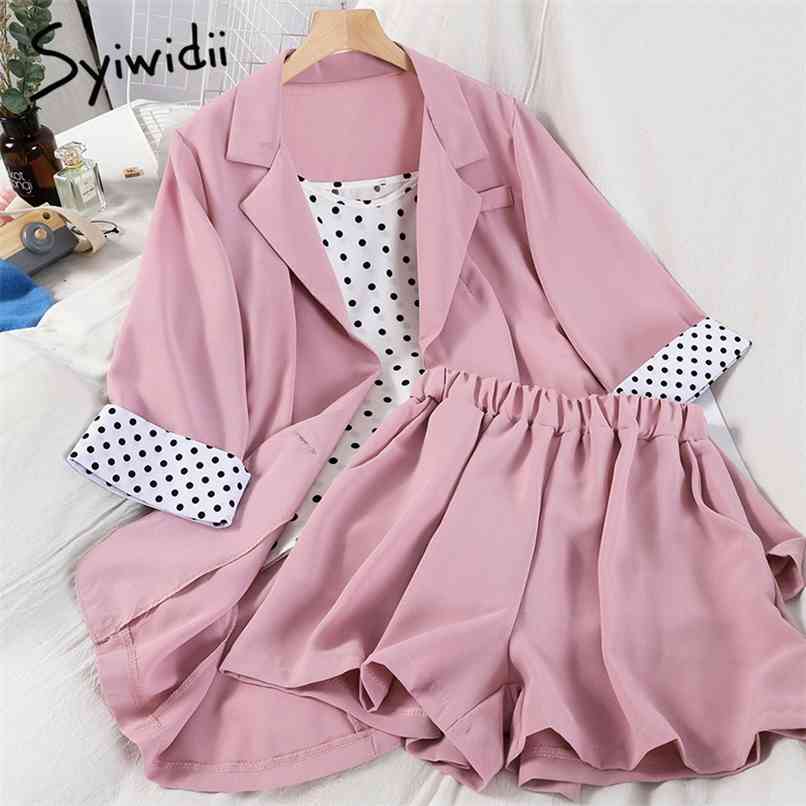 3 Pieces for Office Shorts Tank Top and Blazer Set Business Women Summer Korean Short with Jacket Pink Black 210607, Light green
3 Pieces for Office Shorts Tank Top and Blazer Set Business Women Summer Korean Short with Jacket Pink Black 210607, Light green