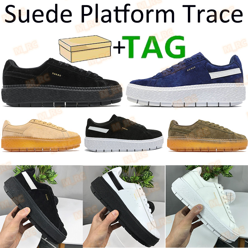Top with box Suede platform trace mens running shoes triple black white sole deep blue khaki olive classic men women outdoor sneakers chaussures, Bubble wrap packaging
Top with box Suede platform trace mens running shoes triple black white sole deep blue khaki olive classic men women outdoor sneakers chaussures, Bubble wrap packaging