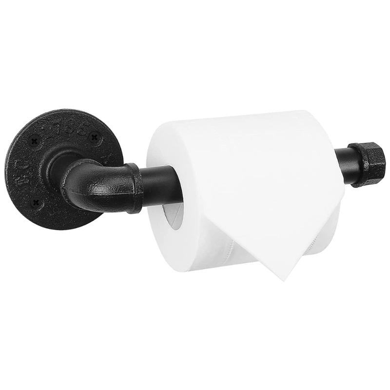 Toilet Paper Holders Wall Mounted Holder Heavy Industrial Iron Pipe Roll Towel Bathroom Bedroom Kitchen Rack
Toilet Paper Holders Wall Mounted Holder Heavy Industrial Iron Pipe Roll Towel Bathroom Bedroom Kitchen Rack