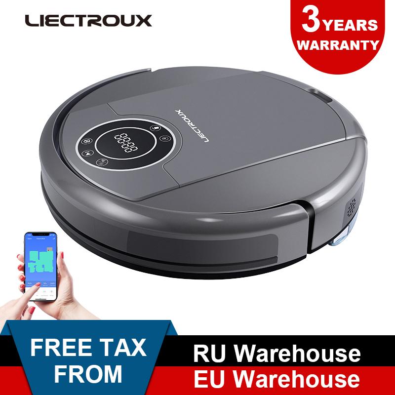 Vacuum Cleaners 2021 LIECTROUX Robot Cleaner ZK808,WiFi App,Map Navigation,Smart Memory,UV Sterilize,Wet Dry Mop,Suction 3KPa,Brush Motor
Vacuum Cleaners 2021 LIECTROUX Robot Cleaner ZK808,WiFi App,Map Navigation,Smart Memory,UV Sterilize,Wet Dry Mop,Suction 3KPa,Brush Motor