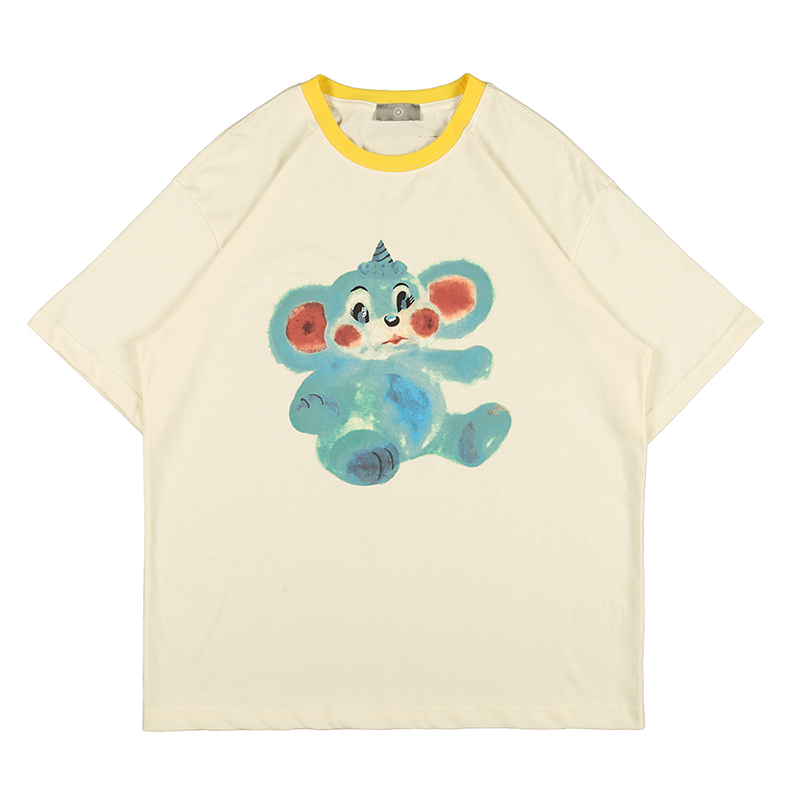 USA Europe spring summer Animal Painting T Shirt Fashion Cartoon Men Women Cotton Tee Tshirt, White;black
USA Europe spring summer Animal Painting T Shirt Fashion Cartoon Men Women Cotton Tee Tshirt, White;black