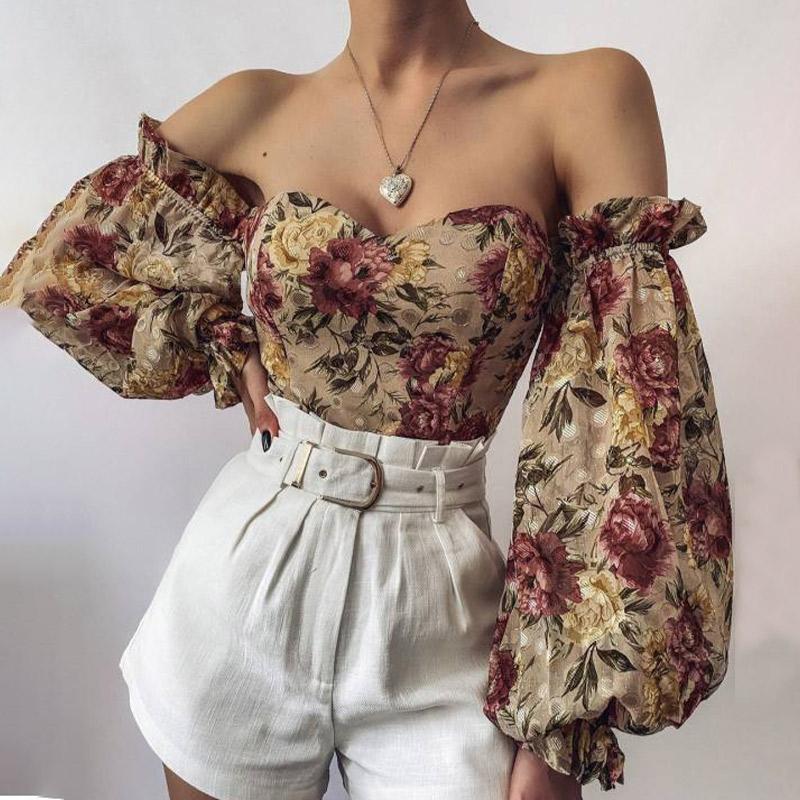 Women's Blouses & Shirts Sexy Summer Crop Top Fashion Women Holiday Beach Shirt Vintage Leaf Printed Elegant 2021 Female Blouse, White
Women's Blouses & Shirts Sexy Summer Crop Top Fashion Women Holiday Beach Shirt Vintage Leaf Printed Elegant 2021 Female Blouse, White