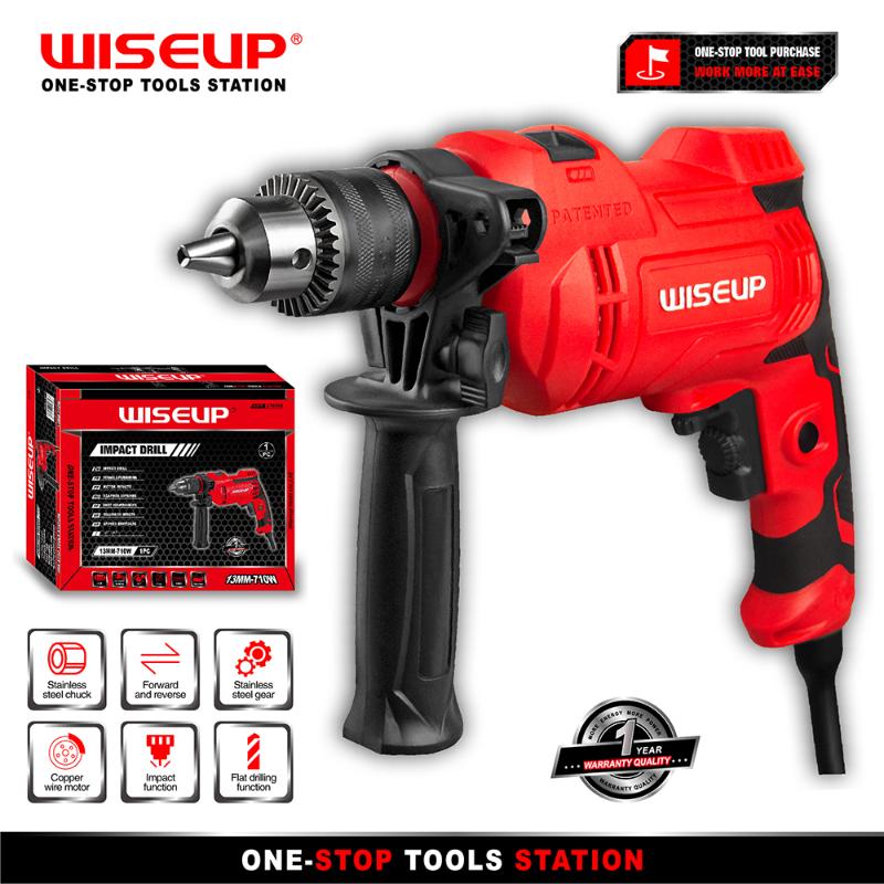 Professiona Electric Drills WISEUP Impact Drill 2 Functions Rotary Handle Hammer Screwdriver Power Tools For Drilling Steel Wood Ceramic
Professiona Electric Drills WISEUP Impact Drill 2 Functions Rotary Handle Hammer Screwdriver Power Tools For Drilling Steel Wood Ceramic