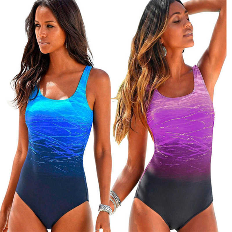 Sexy Sport Bathing suit Swimsuit Women Backless Plus Size Swimwear Blue Gradient Monokini Beachwear Monokini XXL 210604, Black swimwear
Sexy Sport Bathing suit Swimsuit Women Backless Plus Size Swimwear Blue Gradient Monokini Beachwear Monokini XXL 210604, Black swimwear