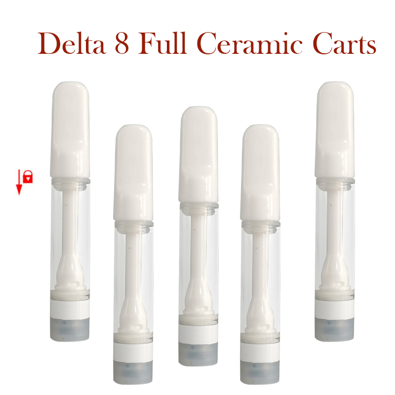 Delta 8 Carts Full Ceramic Cartridges Vape Pen Cart Atomizers 0.8ml Cartridge 510 Thread Snap on Tip White lead Free Thick Oil E Cigarettes 1.0ml Empty Vaporizer
Delta 8 Carts Full Ceramic Cartridges Vape Pen Cart Atomizers 0.8ml Cartridge 510 Thread Snap on Tip White lead Free Thick Oil E Cigarettes 1.0ml Empty Vaporizer