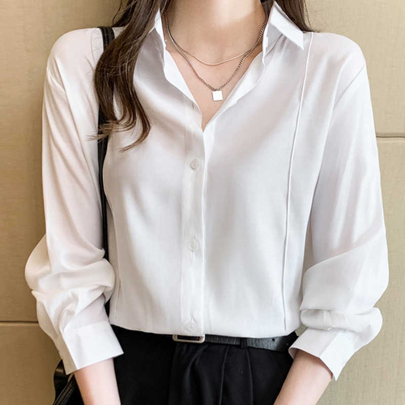 Blouse Women Blusas Mujer De Moda Turn Down Collar Office Blouse Long Sleeve Chiffon Blouse Shirt Tops Blusa E293 210602, White
Blouse Women Blusas Mujer De Moda Turn Down Collar Office Blouse Long Sleeve Chiffon Blouse Shirt Tops Blusa E293 210602, White