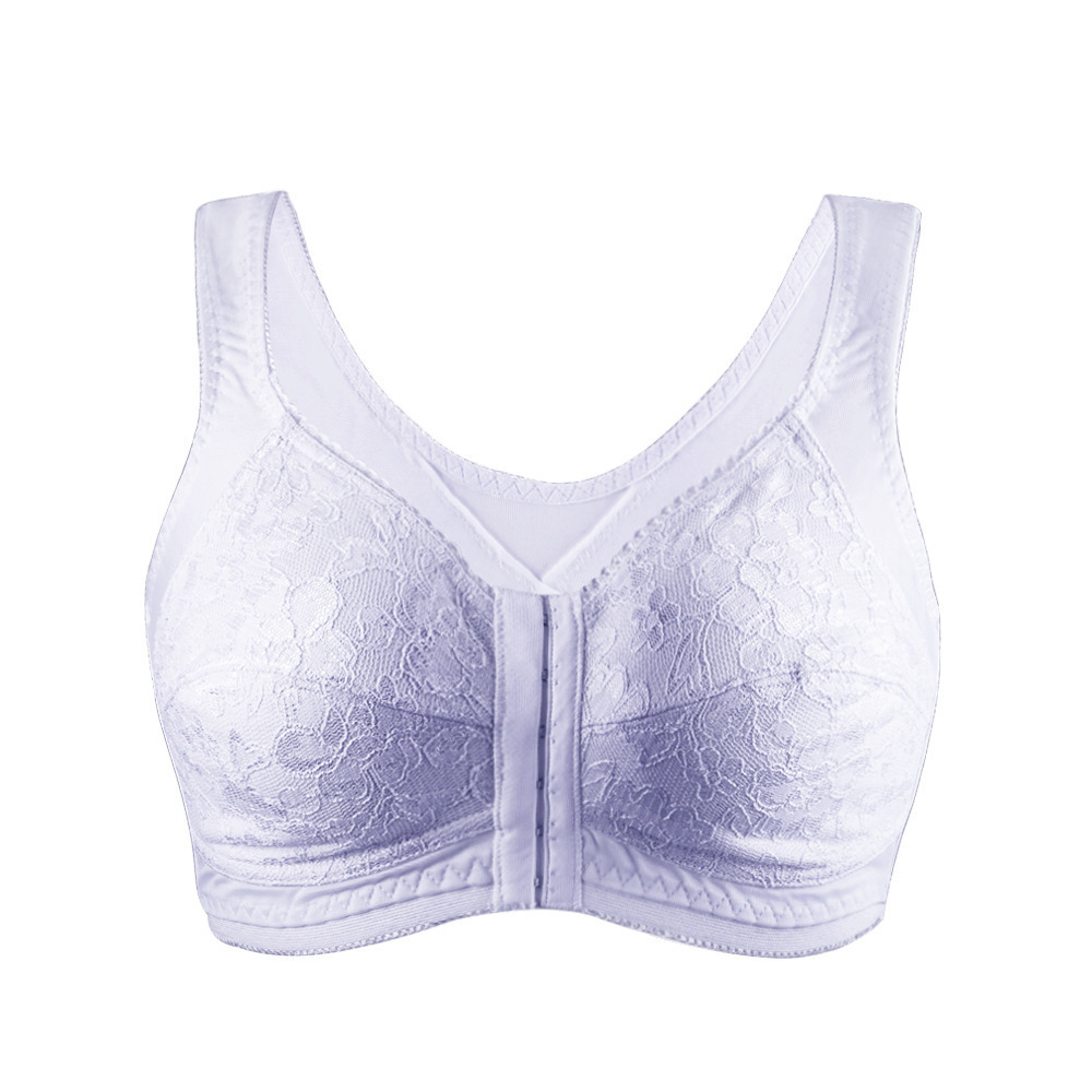 Front hook Closure Womens Lace Bra Sexy Bralette Bra Minimizer Large Plus Size brassiere A B C D E F Cup 201202