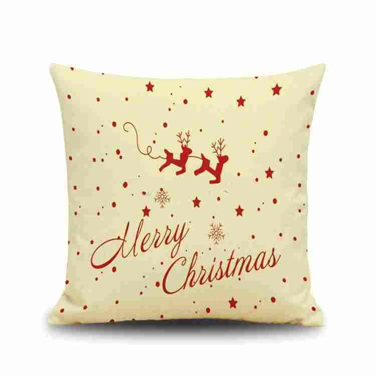Reindeer Cushion Happy New Year Cover Christmas Reindeers Case Home Decor cases Free shipping