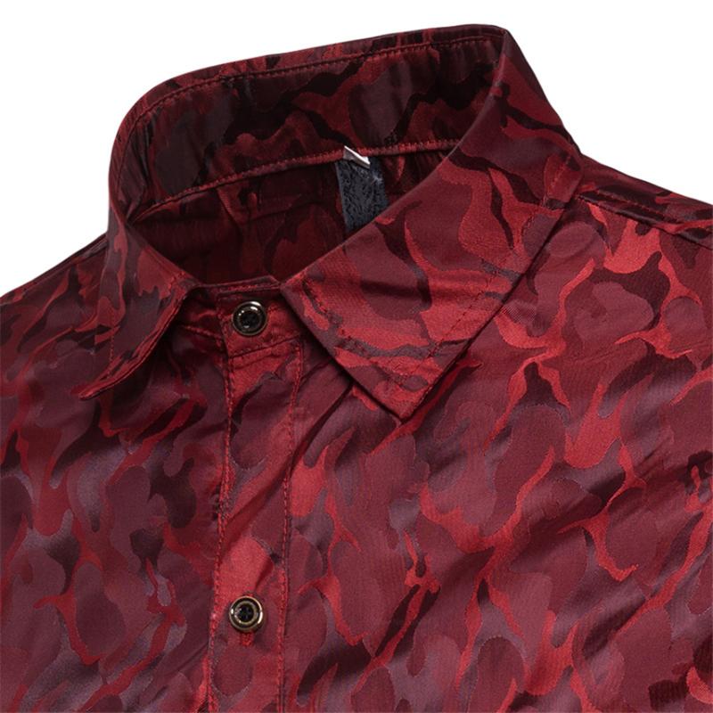 Ethnic Clothing African Camouflage Men Long Sleeve Fashion Dashiki Bazin Rich Print Tops Adult Plus Size Casual Fit Shirts Costume