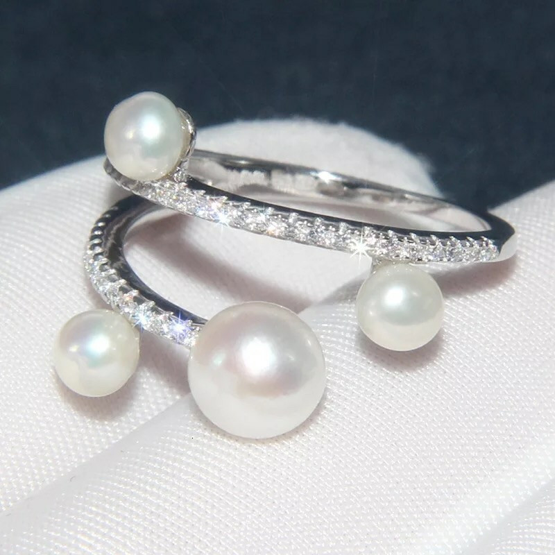 Ring a Pearl Female Couple Design the Same 2021 Fashion Jewelry Women's Year Gift, Silver
Ring a Pearl Female Couple Design the Same 2021 Fashion Jewelry Women's Year Gift, Silver