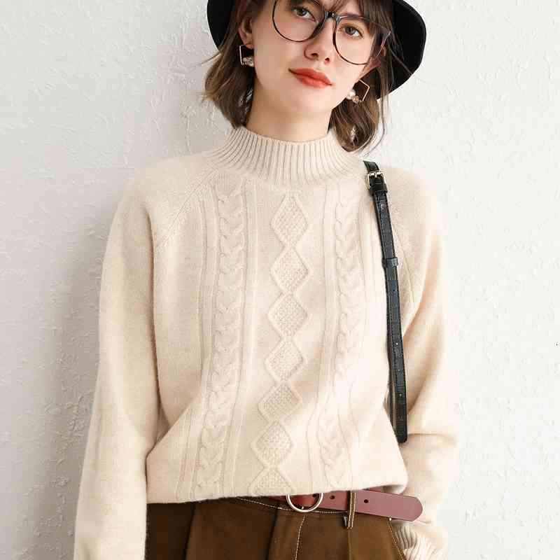 women's sweaters autumn and winter cashmere sweater women's knitted 100% wool half turtleneck high color thickening heat sod1, White;black
women's sweaters autumn and winter cashmere sweater women's knitted 100% wool half turtleneck high color thickening heat sod1, White;black