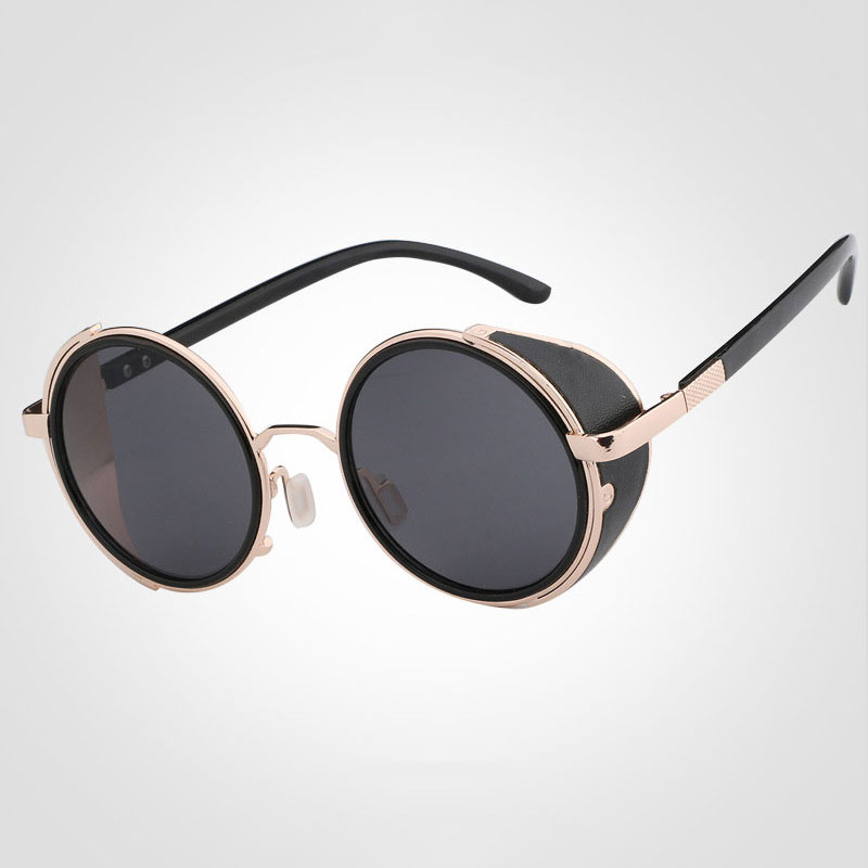 2020 Newest Leather Steampunk Sunglasses for women men Goggles Black Round Vintage Oval Sunglasses Circle Gothic Glasses UV400 Tinted Lenses, White;black
2020 Newest Leather Steampunk Sunglasses for women men Goggles Black Round Vintage Oval Sunglasses Circle Gothic Glasses UV400 Tinted Lenses, White;black