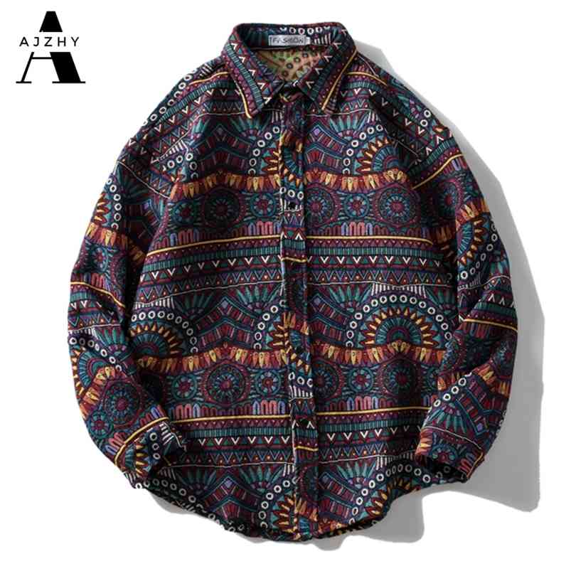 AJZHY Knitted Stripe National Style Shirt Retro Button Long Sleeve Oversized Winter Streetwear Hip Hop Harajuku Casual Tops Tees 210721, Brown
AJZHY Knitted Stripe National Style Shirt Retro Button Long Sleeve Oversized Winter Streetwear Hip Hop Harajuku Casual Tops Tees 210721, Brown