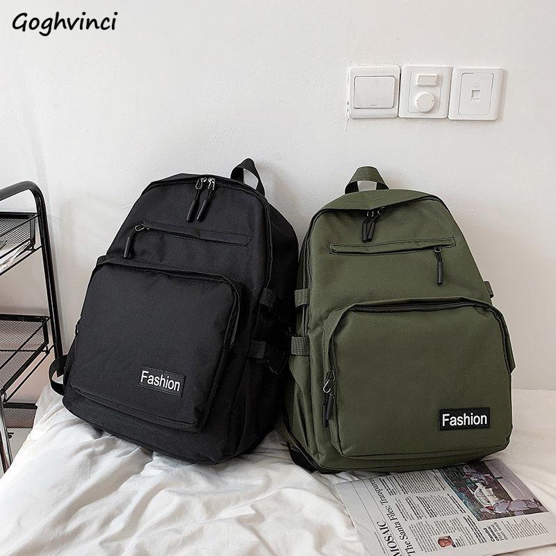 School Bag Women Large Capacity Backpack Nylon Student College Book Men Casual Fashion Simple Travel Rucksack Harajuku Retro Bags
School Bag Women Large Capacity Backpack Nylon Student College Book Men Casual Fashion Simple Travel Rucksack Harajuku Retro Bags