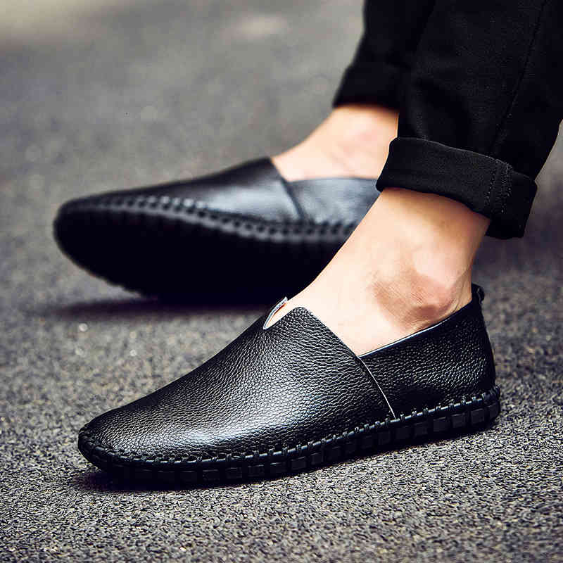 dress shoes men leather outdoor breathable spli-on men's casual fashion light soft mens loafers driving zapatos hombre lass, Black
dress shoes men leather outdoor breathable spli-on men's casual fashion light soft mens loafers driving zapatos hombre lass, Black