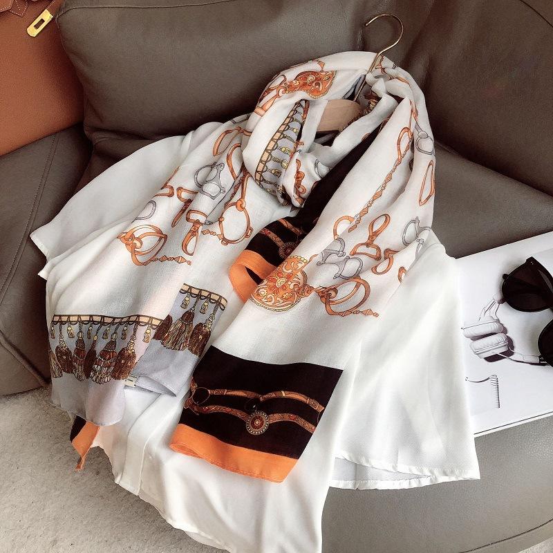 Scarves OUOI Scarf Women Spring And Autumn Style Winter Fashion Joker Increase Thin Two-purpose Cotton Chain Silk
Scarves OUOI Scarf Women Spring And Autumn Style Winter Fashion Joker Increase Thin Two-purpose Cotton Chain Silk