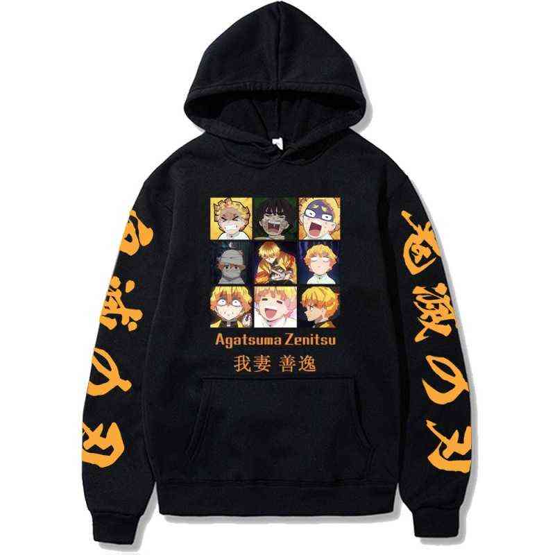 Anime Demon Slayer Hoodie Agatsuma Zenitsu Graphic Men' Sweatshirt Harajuku Streetwear Casual Unisex Comfortable Pullover Y1121, White2
Anime Demon Slayer Hoodie Agatsuma Zenitsu Graphic Men' Sweatshirt Harajuku Streetwear Casual Unisex Comfortable Pullover Y1121, White2