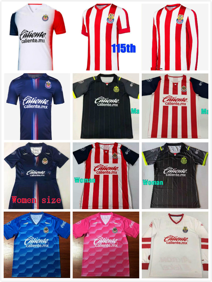 2021 2022 chivas Guadalajara 115th anniversary Soccer Jerseys third away blue home red white 20 21 22 A.PULIDO E.LOPEZ Football Shirts, Black;yellow
2021 2022 chivas Guadalajara 115th anniversary Soccer Jerseys third away blue home red white 20 21 22 A.PULIDO E.LOPEZ Football Shirts, Black;yellow