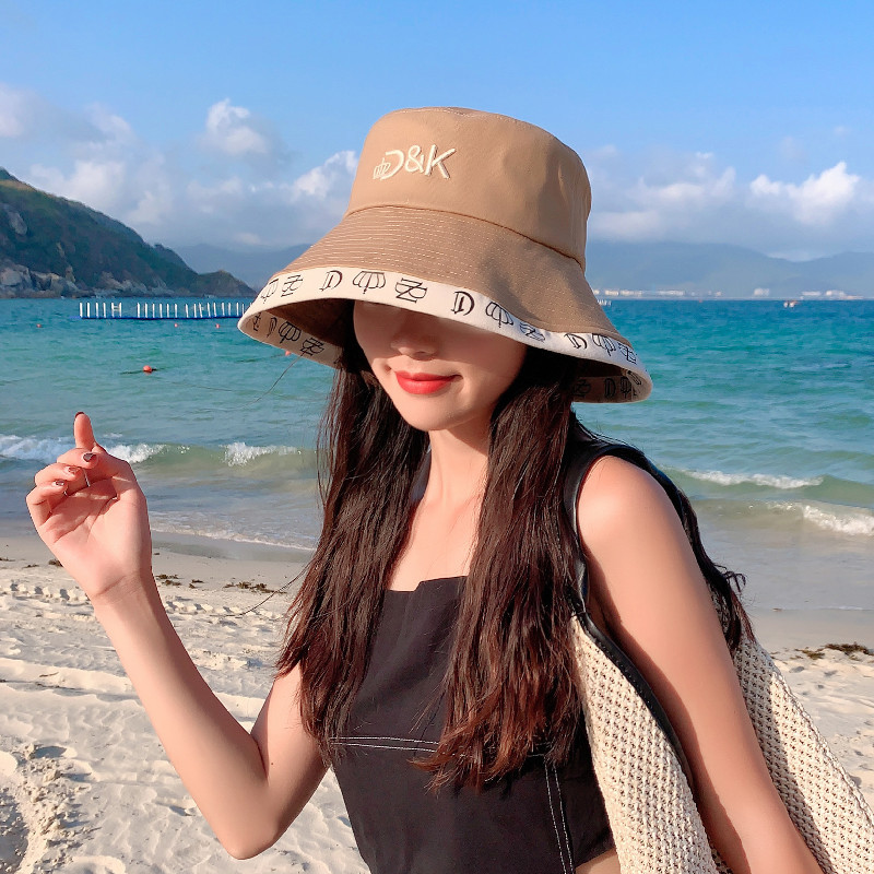 Sunhat children spring fashion face cover summer autumn fisherman hats woman early spring letter embroidery sun shade sun block basin hat, Black
Sunhat children spring fashion face cover summer autumn fisherman hats woman early spring letter embroidery sun shade sun block basin hat, Black