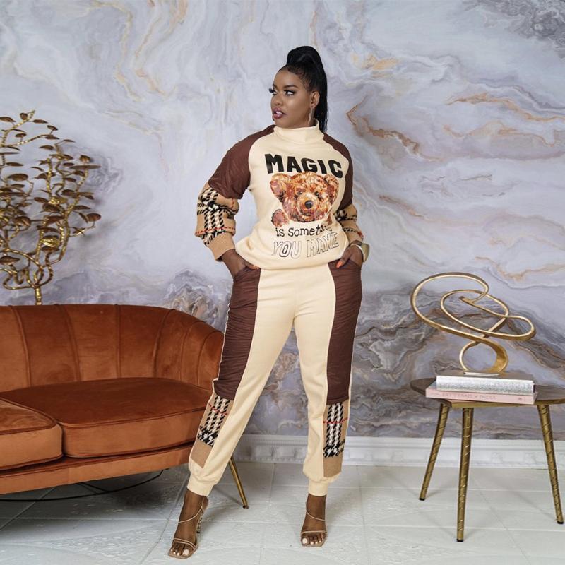Women's Two Piece Pants RMSFE 2022 Ladies Fashion, Leisure Versatile Stamping Flower Burning Long Sleeve Round Neck Top + Sports 2 Set, White
Women's Two Piece Pants RMSFE 2022 Ladies Fashion, Leisure Versatile Stamping Flower Burning Long Sleeve Round Neck Top + Sports 2 Set, White