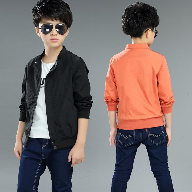 Jackets Boys' Coat Casual Cuhk Zipper Shirt Solid Color Spring And Autumn Children's Jacket 4 Colors 4-12 Ages, Blue;gray
Jackets Boys' Coat Casual Cuhk Zipper Shirt Solid Color Spring And Autumn Children's Jacket 4 Colors 4-12 Ages, Blue;gray
