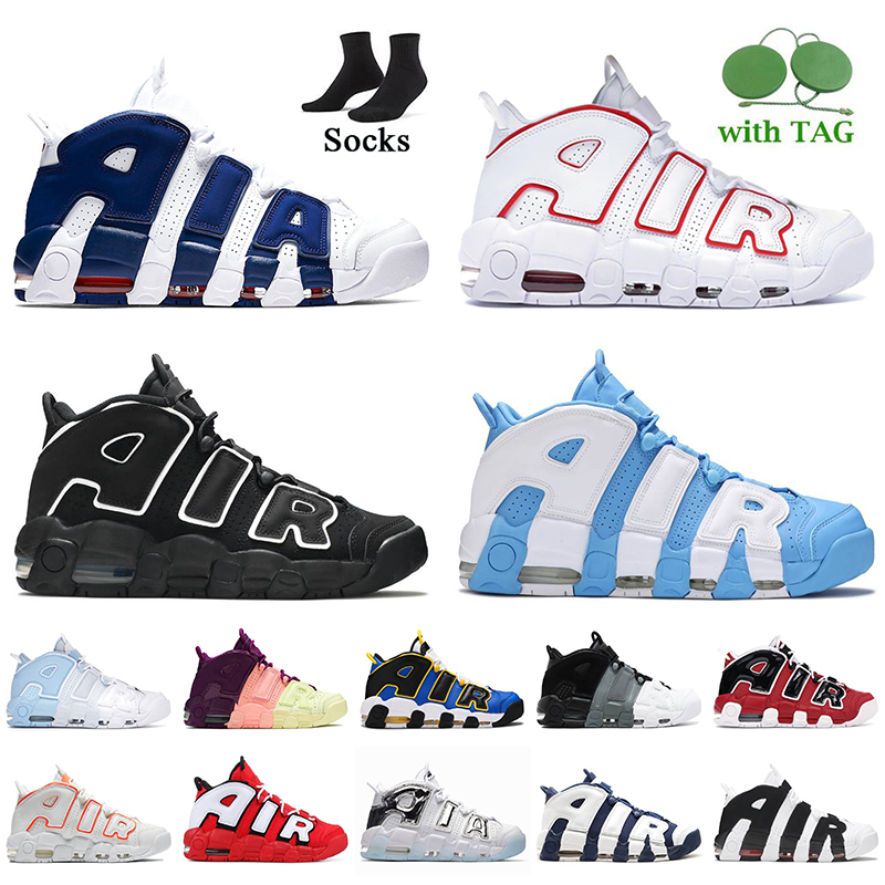 Basketball Shoes More Uptempo Women Mens Trainers Scottie Pippen Top Quality Black White Varsity Red Off Hoops Pack University Blue UNC Chrome Camo Vintage Sneakers, A5 black 36-46
Basketball Shoes More Uptempo Women Mens Trainers Scottie Pippen Top Quality Black White Varsity Red Off Hoops Pack University Blue UNC Chrome Camo Vintage Sneakers, A5 black 36-46