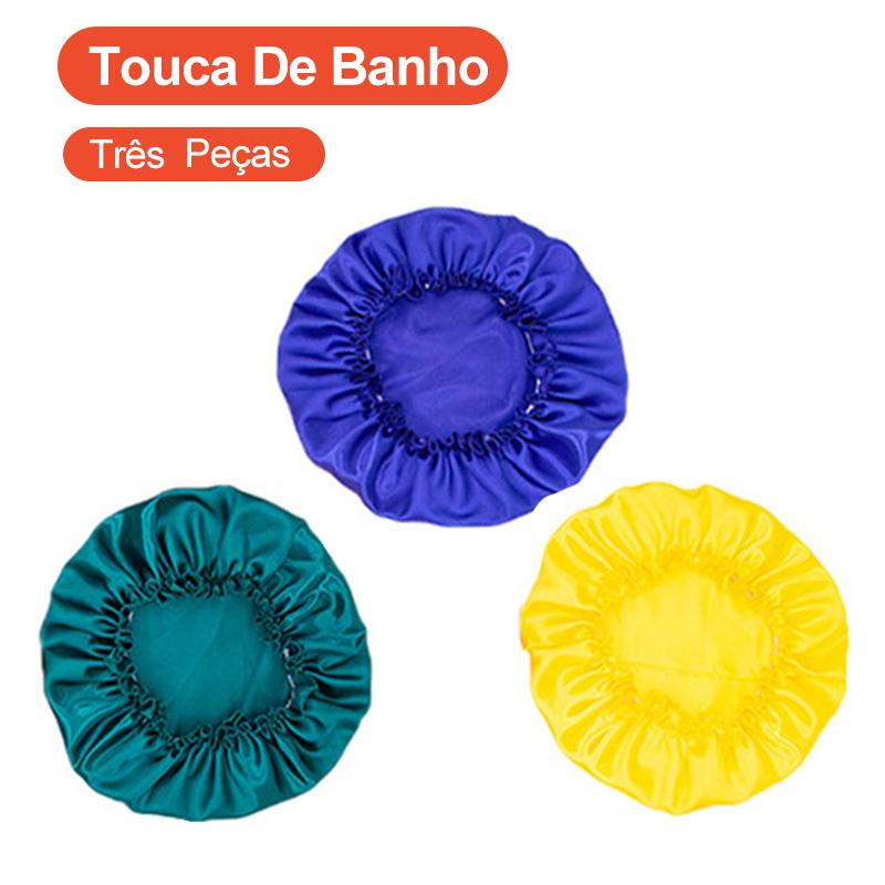Shower Caps 3 Single-Layer Satin Cap Female Nightcap Home Cleaning Confinement Chemotherapy
Shower Caps 3 Single-Layer Satin Cap Female Nightcap Home Cleaning Confinement Chemotherapy