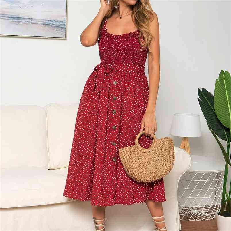 Sexy Summer Dress Women Bow Button Sleeveless Spaghetti Strap Loose Pleated Polka Dot Casual Backless Maxi Sundress Vestido 210517, Black
Sexy Summer Dress Women Bow Button Sleeveless Spaghetti Strap Loose Pleated Polka Dot Casual Backless Maxi Sundress Vestido 210517, Black