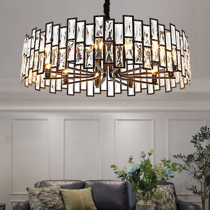 Modern Luxury Black Led Crystal Chandelier Pendant Lamps for Villas Living room decoration Bedroom Dining Room Round Crystal lighting Art Design Light
Modern Luxury Black Led Crystal Chandelier Pendant Lamps for Villas Living room decoration Bedroom Dining Room Round Crystal lighting Art Design Light