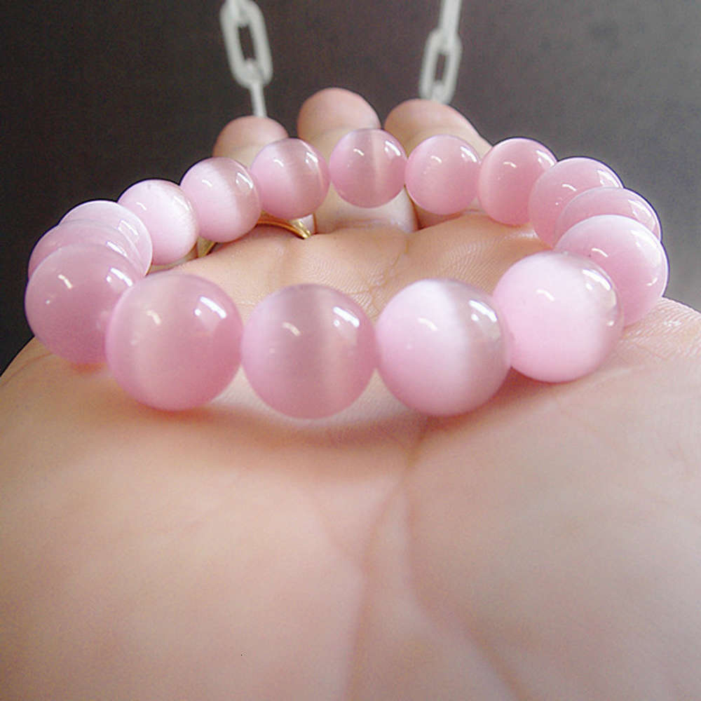 cat's eye stone bracelet 12mm women's fashion wangfuwang peach blossom Pink Crystal Bracelet, Golden;silver
cat's eye stone bracelet 12mm women's fashion wangfuwang peach blossom Pink Crystal Bracelet, Golden;silver