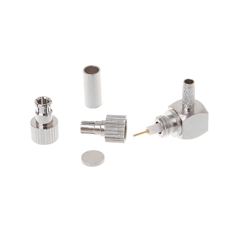 2 In 1 TS9/CRC9 Men's Rights Corner Rf Connector Coaxial Adapter for RG174/178/316 LMR100