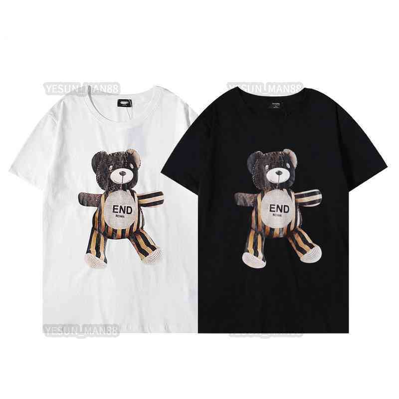 Designer Luxury Fends Classic Fende Spring Summer T Shirt Cartoon Bear FF Printed Fashion Mens And Womens Couple Loose Short Sleeve Tee, 19
Designer Luxury Fends Classic Fende Spring Summer T Shirt Cartoon Bear FF Printed Fashion Mens And Womens Couple Loose Short Sleeve Tee, 19