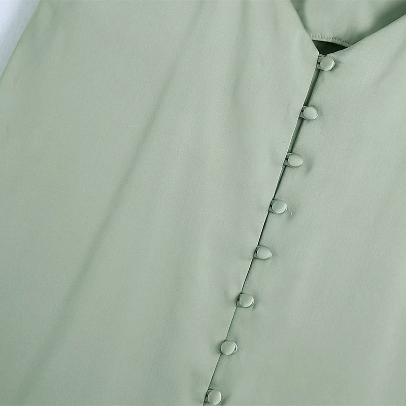 Oversize Women V Neck Single-breasted Dress Summer Fashion Ladies Fresh Loose Female Lingerie 210515