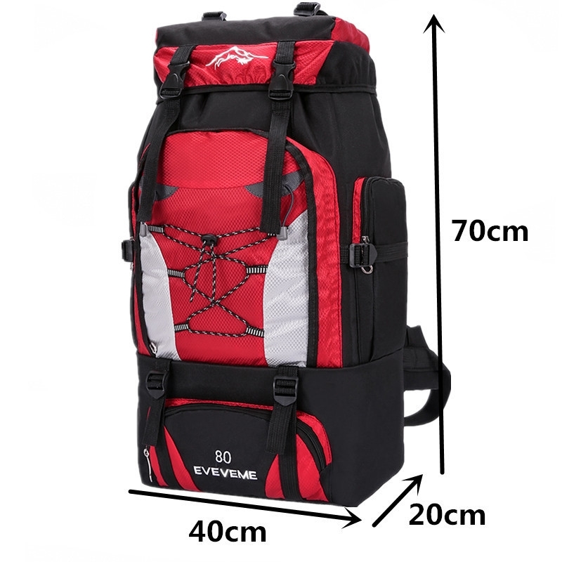 1Men 80L Large watertight climbs Hiking Camping Mountain climbing Backpack Sports Outdoor backpack Tas, Black
1Men 80L Large watertight climbs Hiking Camping Mountain climbing Backpack Sports Outdoor backpack Tas, Black