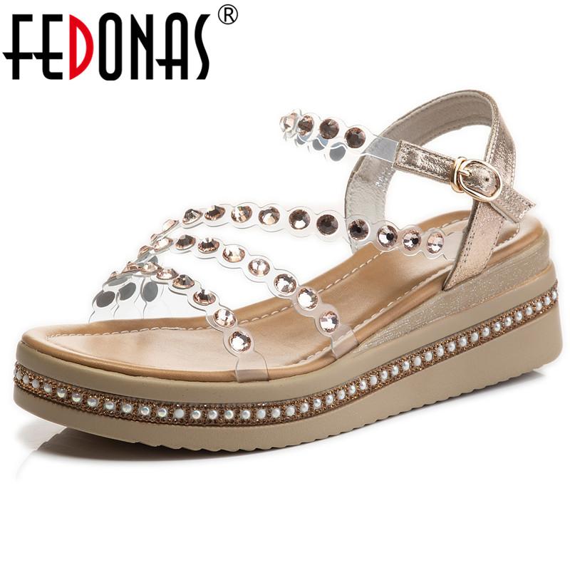 Sandals FEDONAS Buckle Wedge Platform Shoes Woman Heels 2021 Fashion Summer Est Women Party Wedding Prom, Black
Sandals FEDONAS Buckle Wedge Platform Shoes Woman Heels 2021 Fashion Summer Est Women Party Wedding Prom, Black