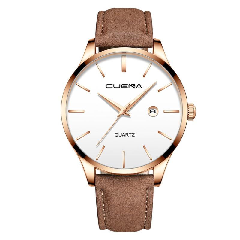 Wristwatches Men's Business Leath Belt Watch Three Eyes Six-Piece Calendar Quartz Sports Analog Clock Man&50
Wristwatches Men's Business Leath Belt Watch Three Eyes Six-Piece Calendar Quartz Sports Analog Clock Man&50