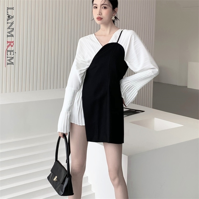 Spring Summer Dress Women Butterfly Sleeve Short Dresses Sexy Korean Style V Neck Ladies Party Clothes 2A3298 210526, White dress
Spring Summer Dress Women Butterfly Sleeve Short Dresses Sexy Korean Style V Neck Ladies Party Clothes 2A3298 210526, White dress